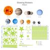 453Pcs Glow In The Dark Wall Sticker Ceiling Solar System Galaxy Stars Nursery Luminous Wall Stickers for Kids Bedroom Decor