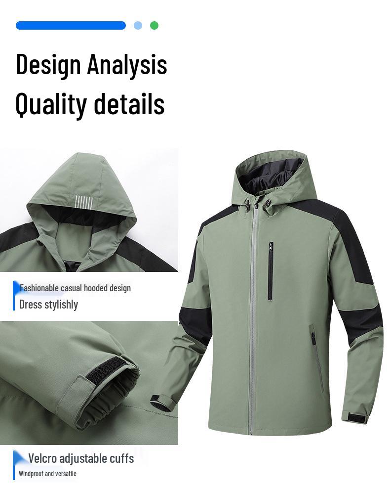 Men's & Women's Waterproof Windproof Winter Outdoor Mountaineering Jacket - Couple Style Single-Layer Shell