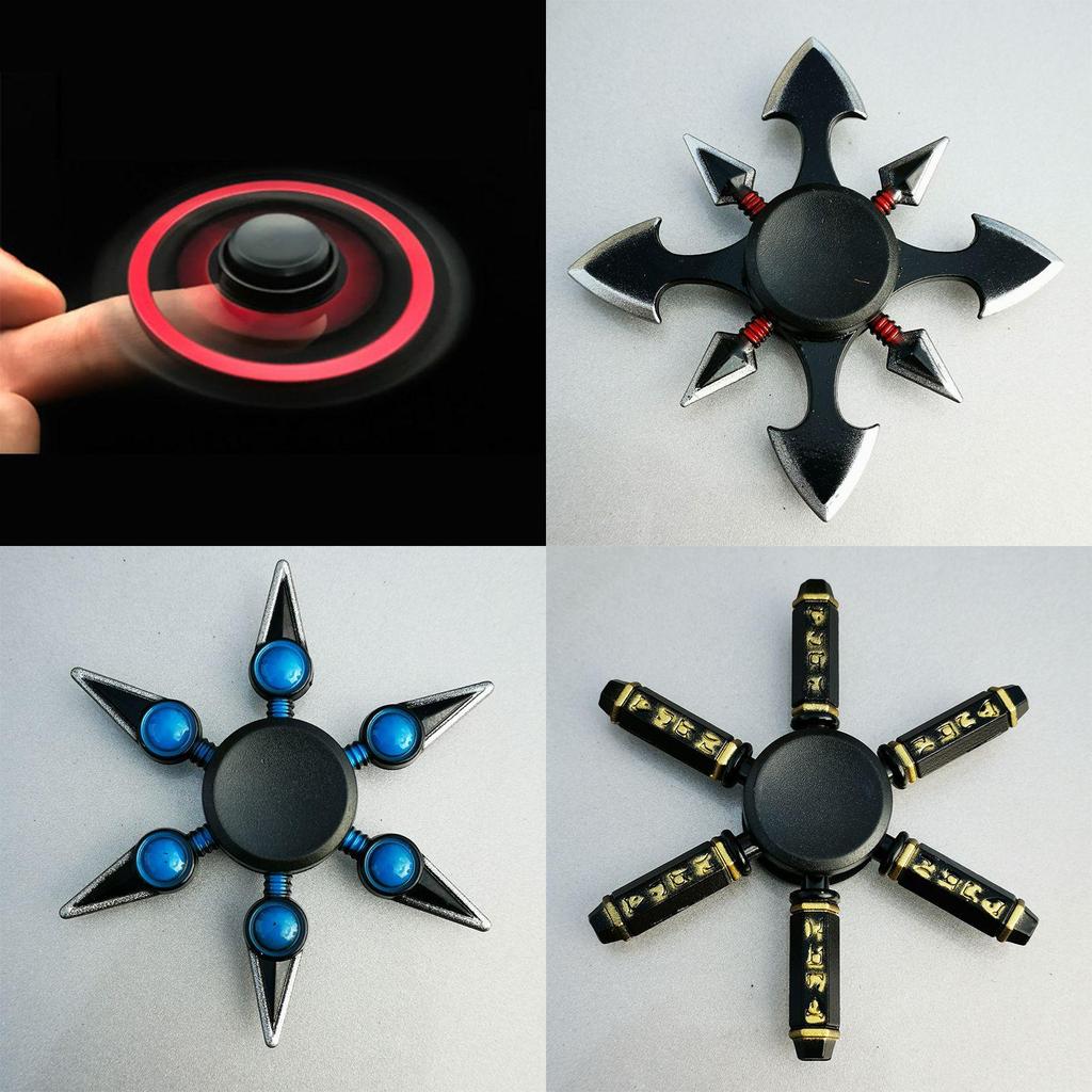Naruto Shuriken Fingertip Spinner High-speed Rotation Antistress Toy For Kids And Adults