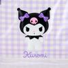 Sanrio Kuromi Průhledné PVC a zip Vhodné pro věk 3 a 22 cm Šířka x 10 cm Hloubka x 15 cm Produkt 732354 Pouzdro, Ocel, Zapínání, Nahoru, Cca.