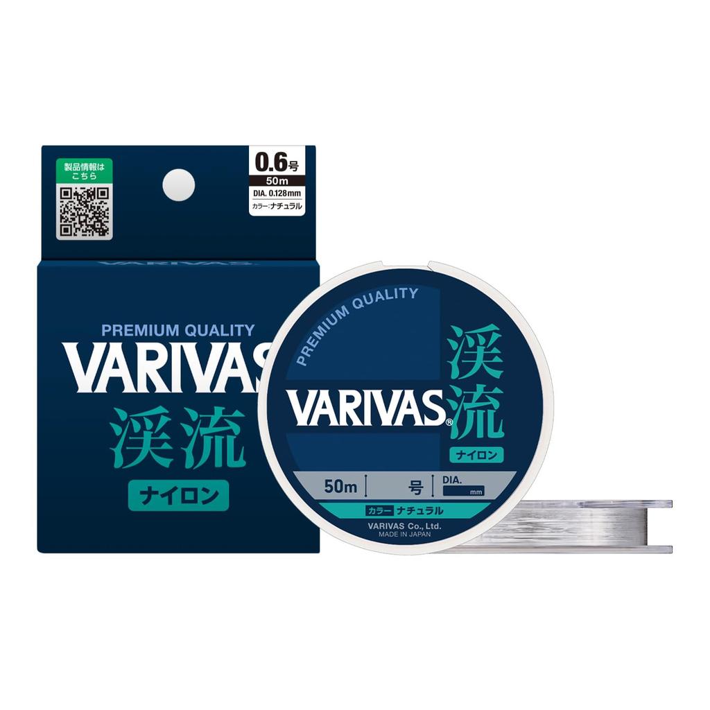 VARIVAS VARIVAS Mountain Stream Nylon Fishing Line, 50m, Natural, Size 0.3
