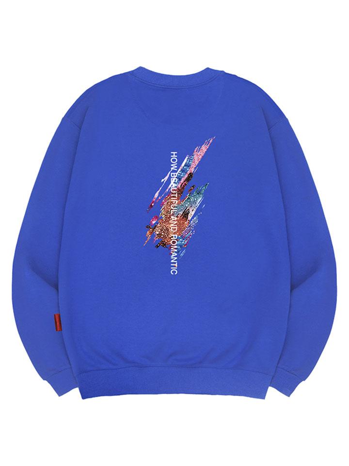 Ellamo Galaxy Sweatshirt Unisex Big Size S~4Xl