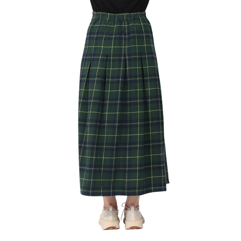 Champion Cotton Check Skirt with 100% One-Point Logo, CW-A209-37G-M