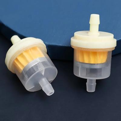 1/10 peças Universal Gasolina Gás Combustível Filtro de Óleo Gasolina para Motocicleta Ciclomotor Scooter Motocross Gasolina Combustível Filtro Acessórios