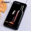 Krajews Red Wine Glass Soft Phone Case Cover For iPhone 17 Air 16 15 14 plus 11 12 13 pro max coque Shell Fundas