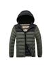 Light Cotton Coat Men's Winter Hit The Colour Full Print Removable Cap Thickened Hooded Comfortable and Versatile Jacket Men