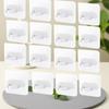1-20pcs Self-adhesive Round Hooks Multi-Purpose Wall-Mounted Hooks Free Punching Storage Racks for Bathroom Kitchen Ring Hange