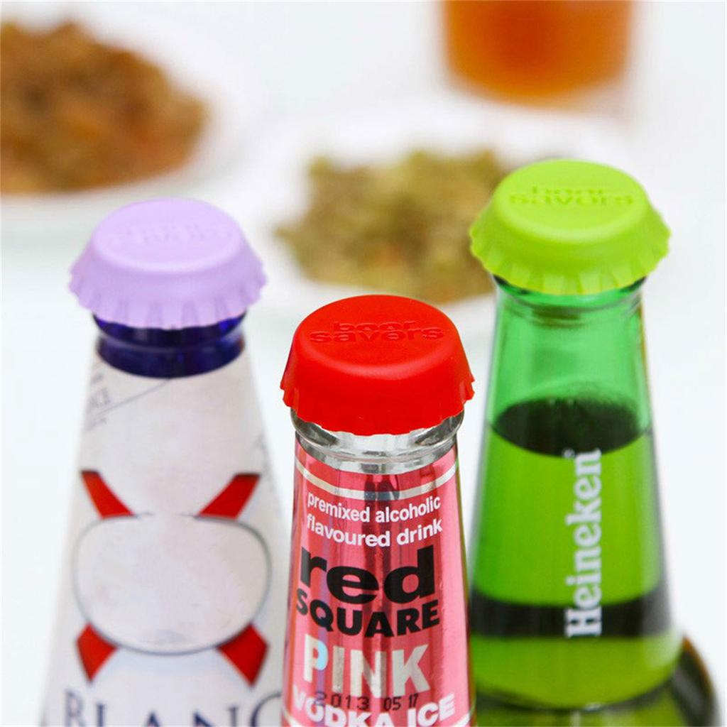 Silicone Wine Bottle Caps Reusable Silicone Stopper Caps Silicone Material Bottle Seals Wine Seals for Beverage Wine