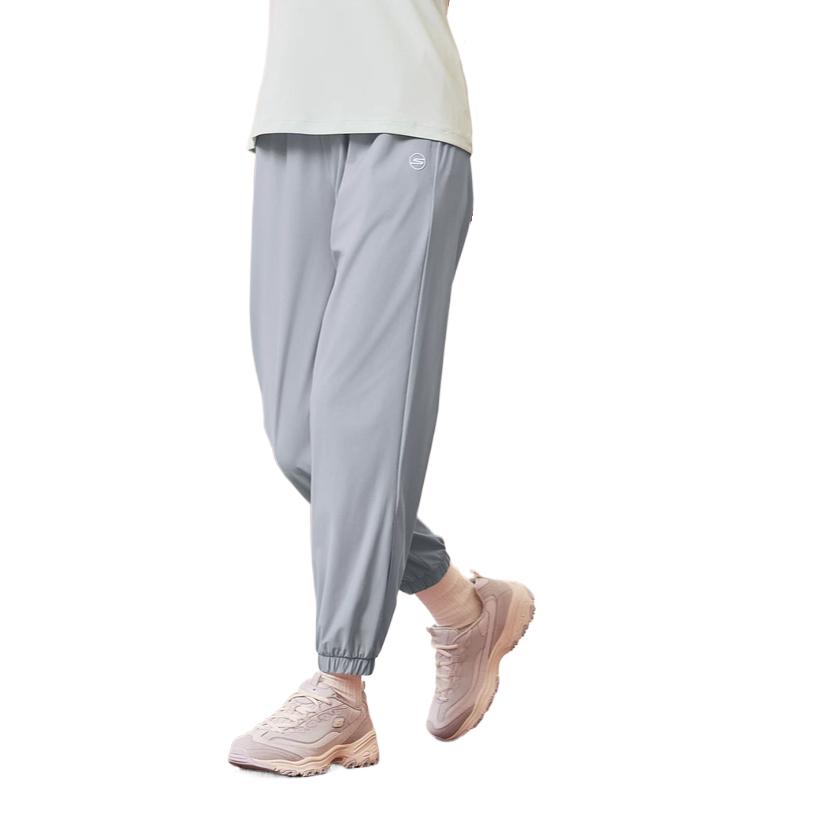 Skechers Trendy Versatile Comfortable Fashion Mid-Rise Knitted Sports Pants Women bottoms Sandstone P225W274-001C L