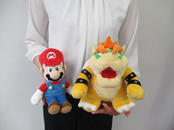 Sanei Boeki Super Mario ALL STAR COLLECTION Bowser W18 x D24 x H26cm Plush Toy AC10 (S)