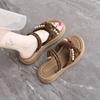 Popular Beautiful with Skirt Slippers Female Summer Wear 2025 New Versatile Fairy Style Two Wear Cool Slippers Beach Shoes