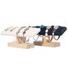 Luxurious Bracelet Display Stand Secure Wristchain Presentation Rack T-bar Shaped Bangles Rack Jewelry Organizer Shelf