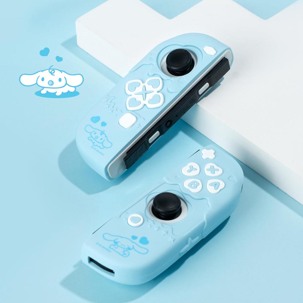 Kuitmor Switch Joystick Cover OLED Joystick Cover Switch Controller Cover Protective Cover Made of Silicone Soft Protective Case Easy to Install