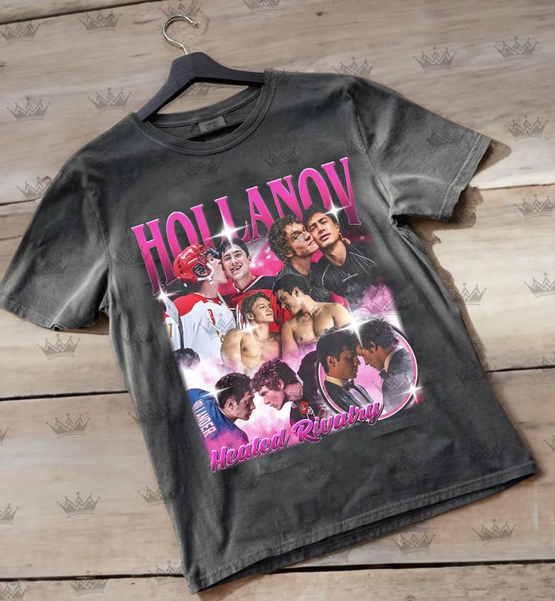 Hollanov Heated Rivalry Shirt, Hudson Williams Connor Storrie Shirt