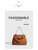 2024 Winter Retro Suede Women's Color Block Crossbody Handbag - Large Capacity & Versatile Fashion