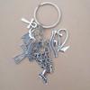 Egypt Egyptian Amulet Keychains Women Jewelry Accessories Ankh Charms Chain Wedding Souvenir Gift for Guest Kids Personalized