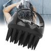 Handheld Hair Shampoo Brush Portable Head Cleaning Washing Scalp Massage CombBlack