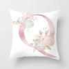 Pillow Cover Decorative Pink Letter Printed Cushion Covers 45*45 Pillowcase Sofa Cushions Polyester Cuscini Decorativi