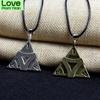 Game Jewelry Fifth Personality Identity V Necklaces Present Gifts Triangle 1 3 4 Pendant 2 Colors Car Necklaces Halloween Men Present GiftsFashion