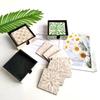 Handmade Shell Coaster Set Creative Colorful Insulation Placemat Light Luxury Natural Shell Tea Coaster Home Desktop Decoration