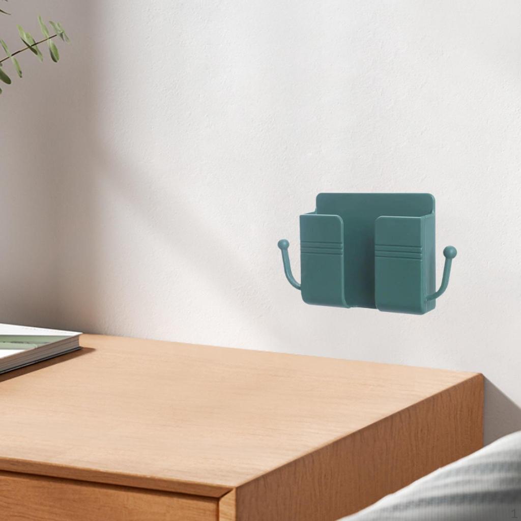 Sleek Wall Mount Phone Holder Storage Solution for Home And Office