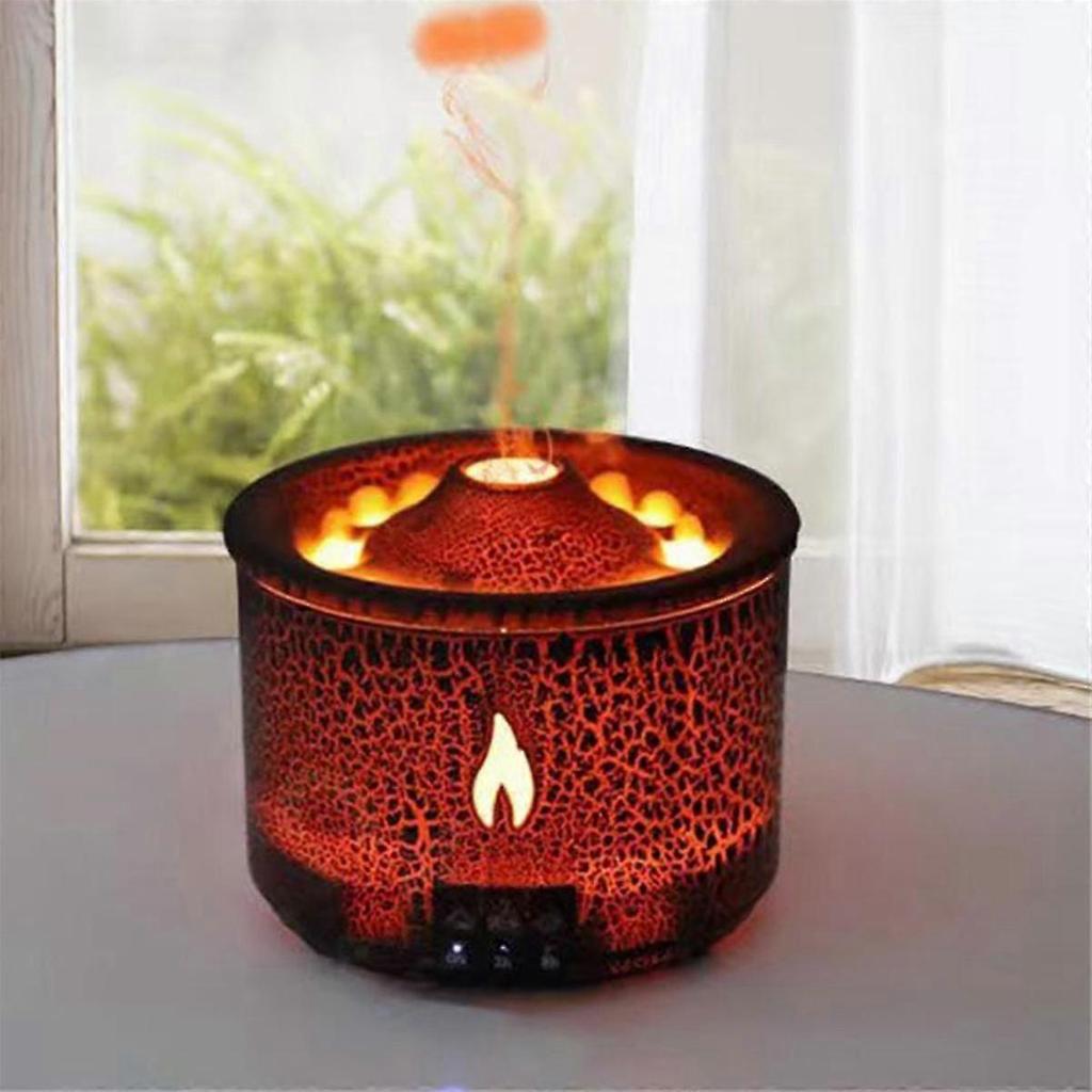 Flame Full Of Cracks Small Volcano Household Sprayer Fragrance Machine Silent Aroma Deodorizer Eu P