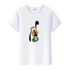 Casual Cartoon Goofy Pluto Clothes Plus Size T-shirt Summer White Tees 90S Tops Harajuku Blouses Tshirt Unisex