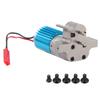 Speed Change Gear Box Metal Transmission With 370 Common Motor for WPL 1632 RC Car (Titanium Grey)