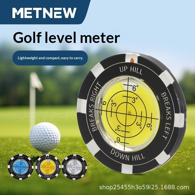Golf Putt Ball Marker High Precision Round Green Reader Golfing Putting Aid Slope Reader