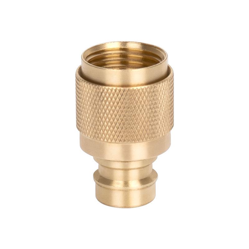 Quick-Connect Copper Faucet & Hose Adapter for Washing Machines