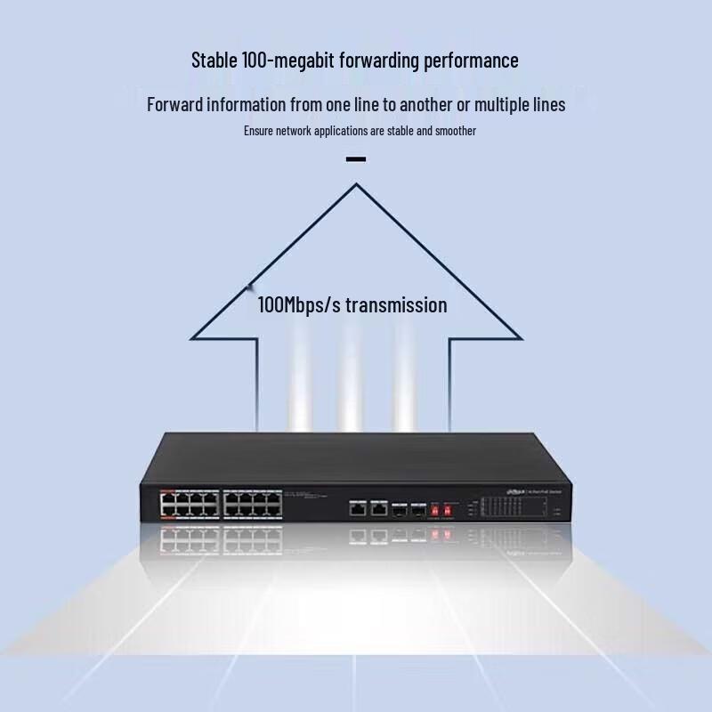 

Dahua 100Mbps Unmanaged PoE Switch CN plug (adapter included)