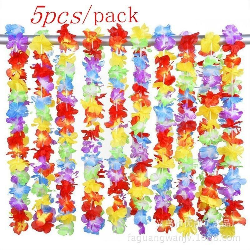 5 Pcs/pack Wreath of Colorful Sunflowers Wreath Masquerade Show Special Garland