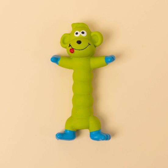 Geräuschspielzeug für Haustiere, Cartoon-Tierform, robustes, bissfestes Latex-Puppenspielzeug, Kauspielzeug mit Molarengeräuschen, Haustierspielzeug für Zuhause und unterwegs, Haustierbedarf