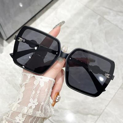 Chain Sunglasses Women'S Light Luxury Temperament Hundred Pagoda Tide Sunglasses High-End Sense In Small Glasses