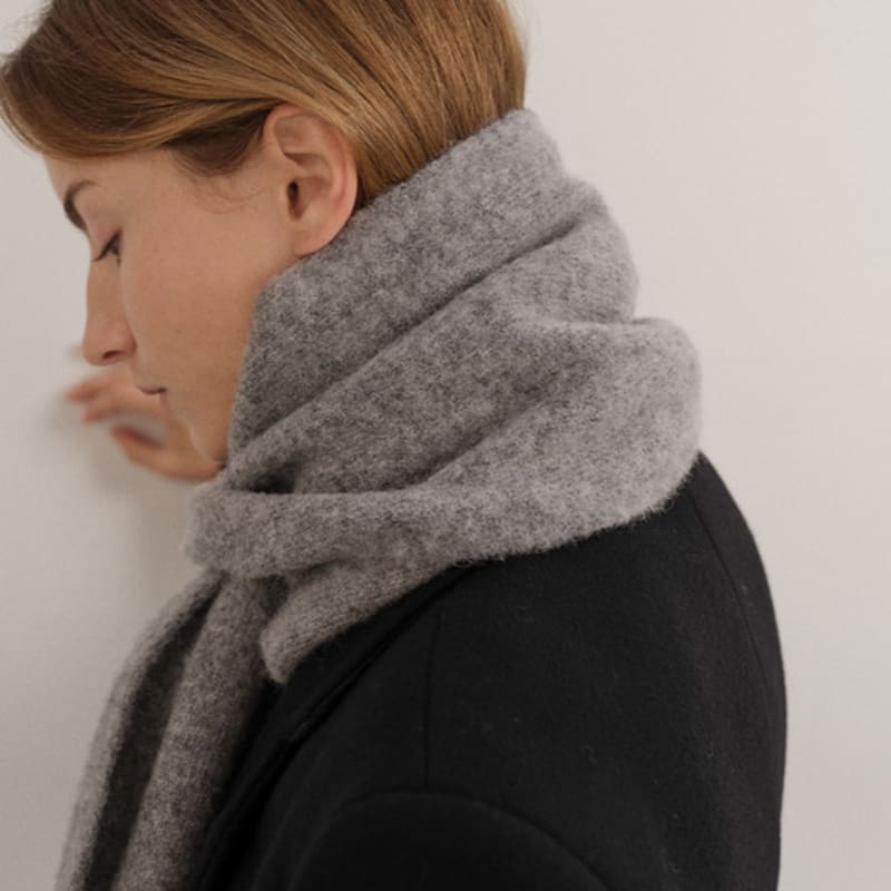 LOTE Shetland-Bürstenschal (4 Farben)