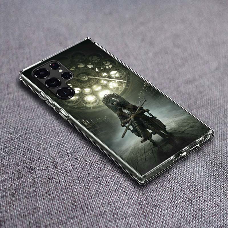 Game Bloodborne Phone Case For Samsung Galaxy S24 S23 S21 S20 FE S22 S26 Ultra S25 Edge S10 Plus Cover Clear TPU Capa Shell Coqu