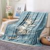Cats  Print Flannel Blanket, High quality Comfortable for All Seasons, Home Decor, Warmth and Comfort