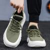 Men's Shoe Fly Woven Lightweight Comfortable Men's Safety Shoes Casual Breathable Sneakers Fashionable Lace Up Running Shoes