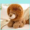 Peluche Leone Ruyi Statuetta Animale Animale Morbido Ripieno Per Bambini E Collezionisti