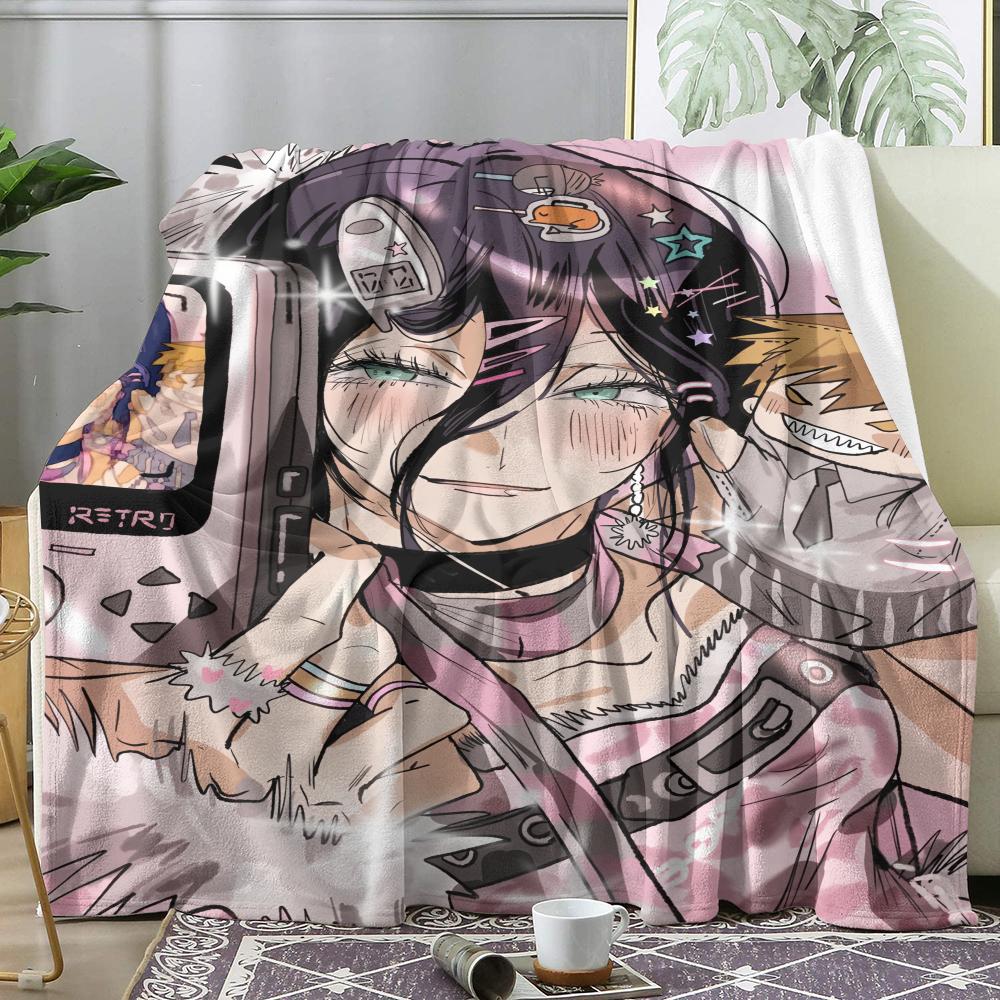 GUOYU Blanket Cchainsaw man Raze Throw Soft Flannel Throw Summer Blanket Lightweight Cozy Nap Blanket for Sofa Bed Travel