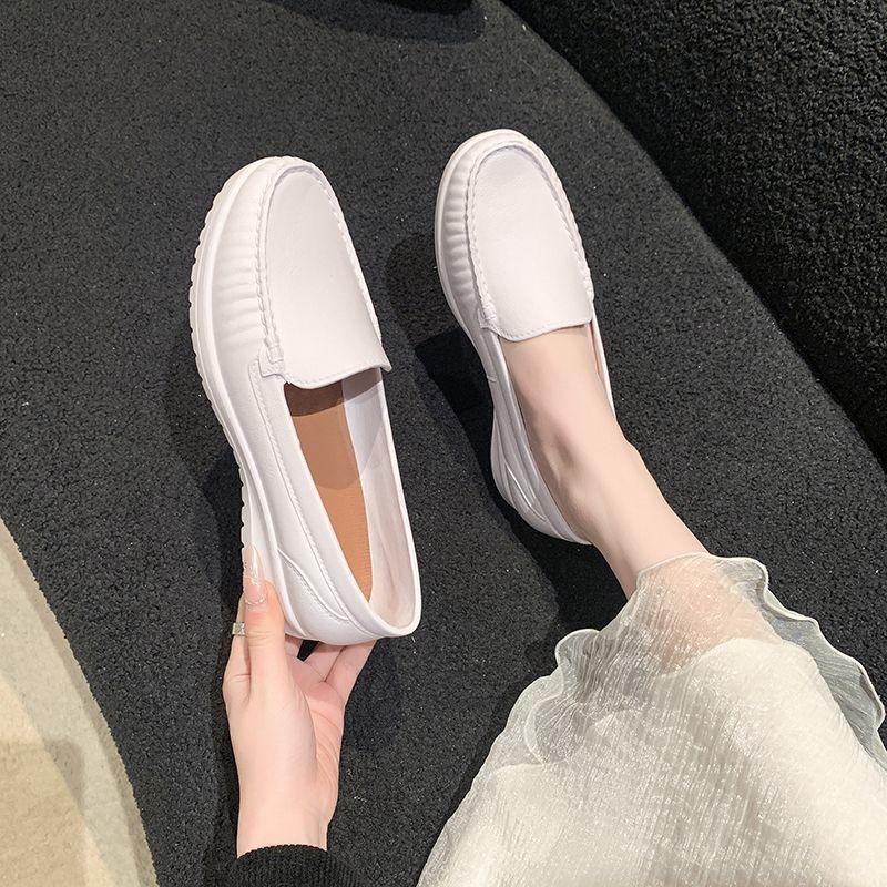 Niche Design Fashionable Versatile Flat-soled Women's Shoes Single Shoes Comfortable Shoes Casual Non-slip Women's Shoes Spring and Summer