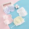 Breathable Baby Anti-Scratch Teething Gloves - Newborn Infant Mittens for All Seasons