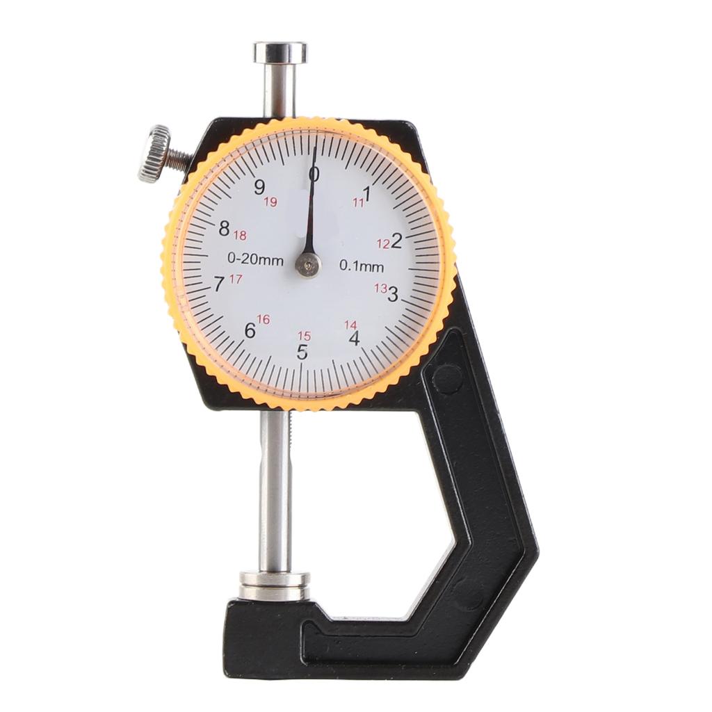 Thickness Gauge Tester Dial Flat Head Vegetable Tanned Leather DIY Measuring Tool0-20mm