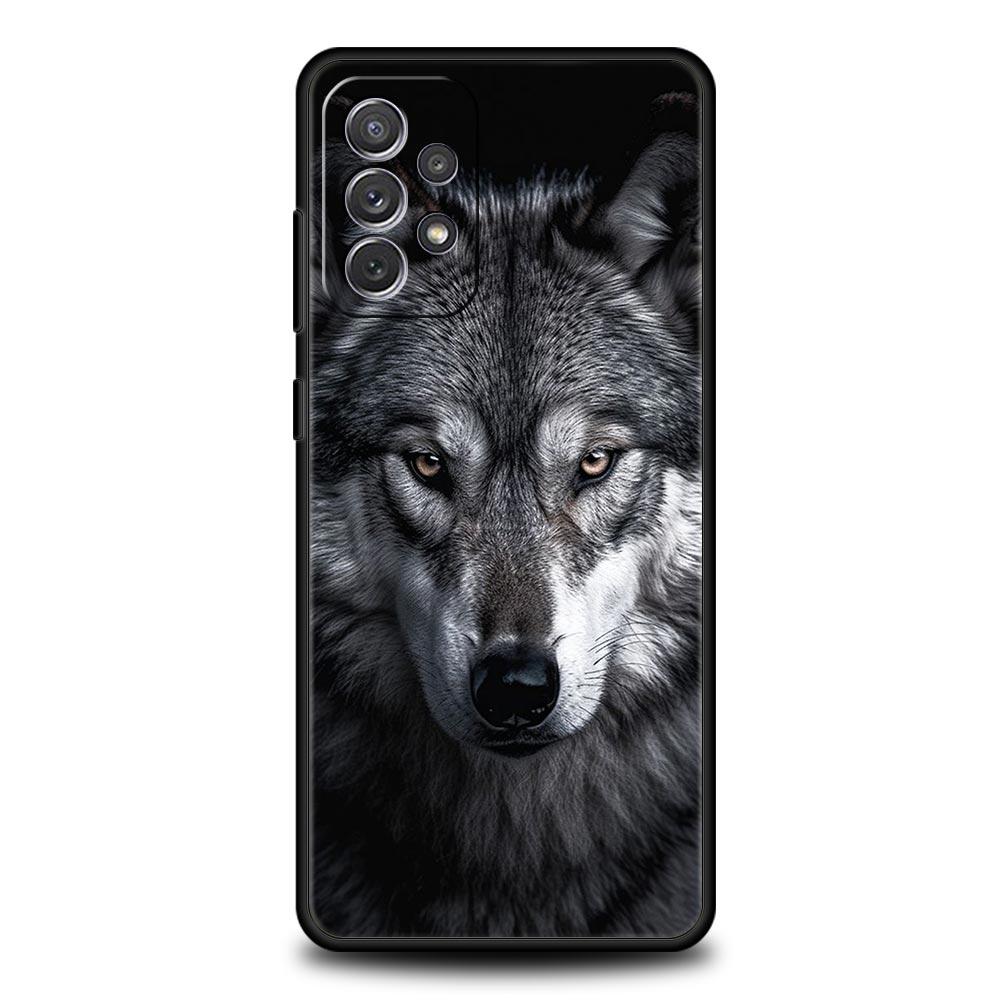 The Wolf Phone Case For Samsung Galaxy A55 A53 A51 A35 A33 5G A31 A25 A23 A21s A15 A13 A11 A41 A73 A71 A05 A03s S8 S9 Plus Cover