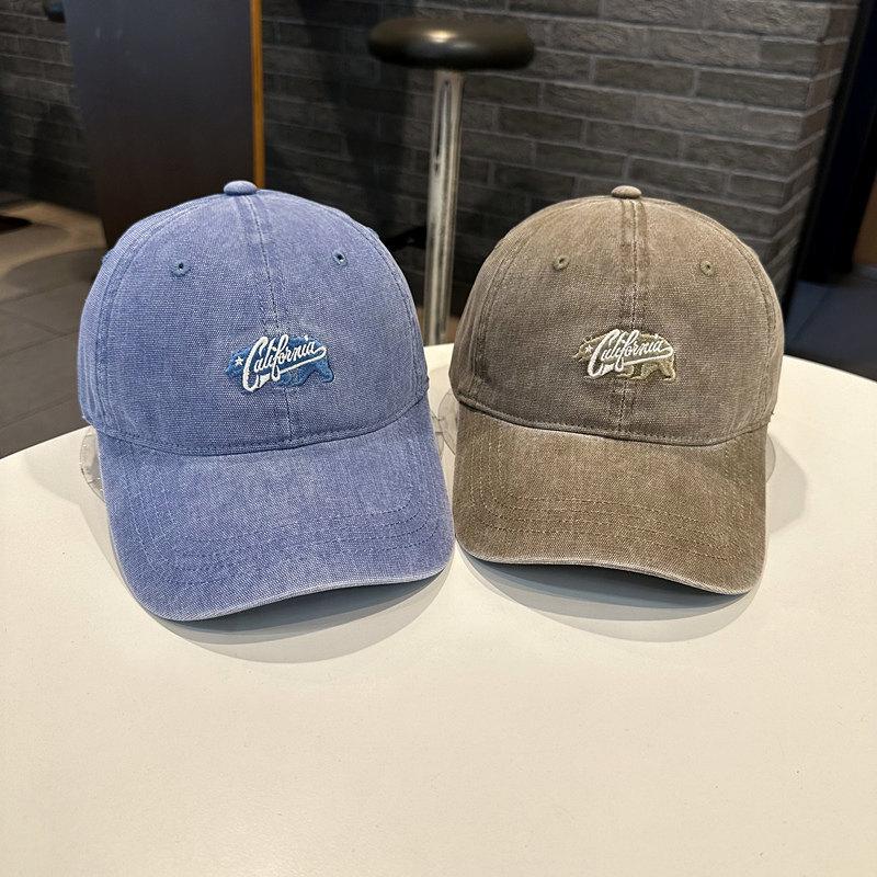 California Embroidered Baseball Cap With Wide Brim For Casual Men Women