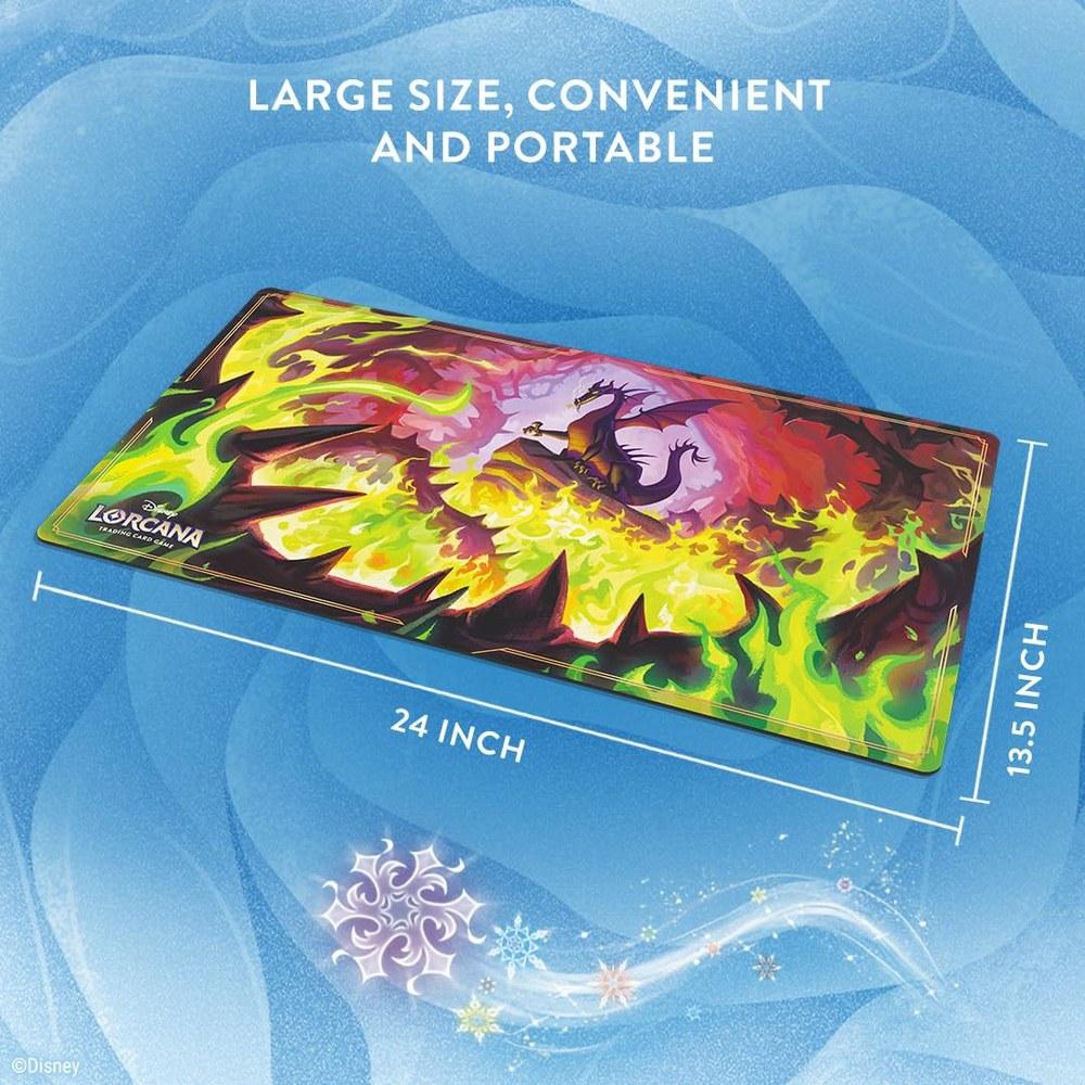 Ravensburger Disney Lorcana Trading Card Game Dragonfire TCG Playmat Mouse Pad Accessory
