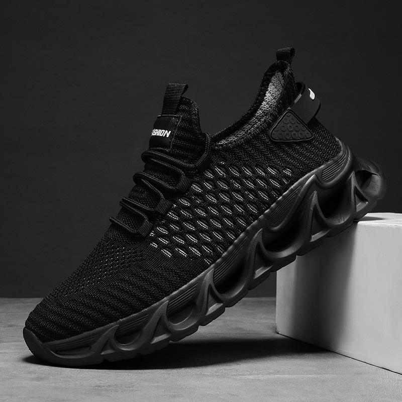 New fashion casual men's shoes outdoor teen men's casual mesh sneakers running dad shoes