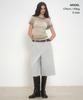 MUSINSA STANDARD WOMAN Women'S Dirty Dried Slim Crew Neck T-Shirt [Grayish Beige]