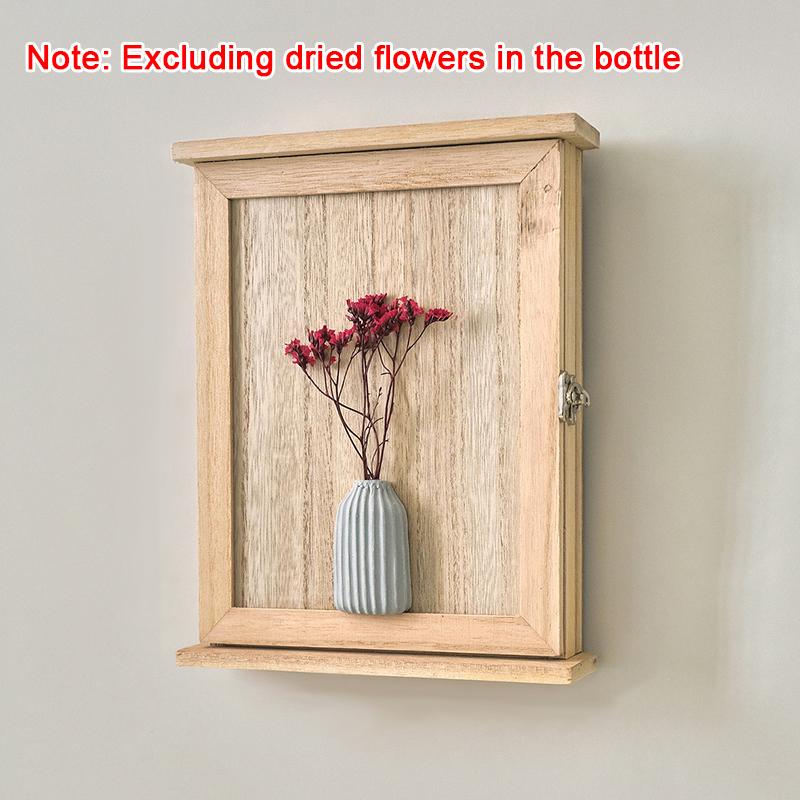 

1 шт. Деревянная коробка с гладкой отделкой, ручной работы, винтажная, прочная, органайзер, для хранения из массива дерева, настольная, портативная, прочная, 25x19,5 см синий