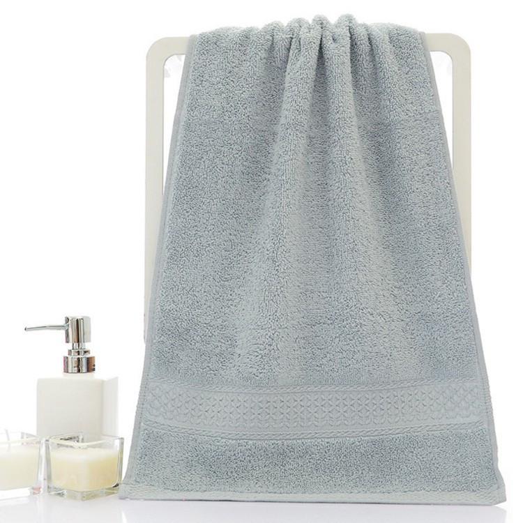 Embroidered Cotton Towel Set - Hand, Bath, & Face Towels (34x74cm)